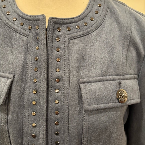 NWT WHBM Vegan Suede Stylist Jacket size 10 - Picture 8 of 9